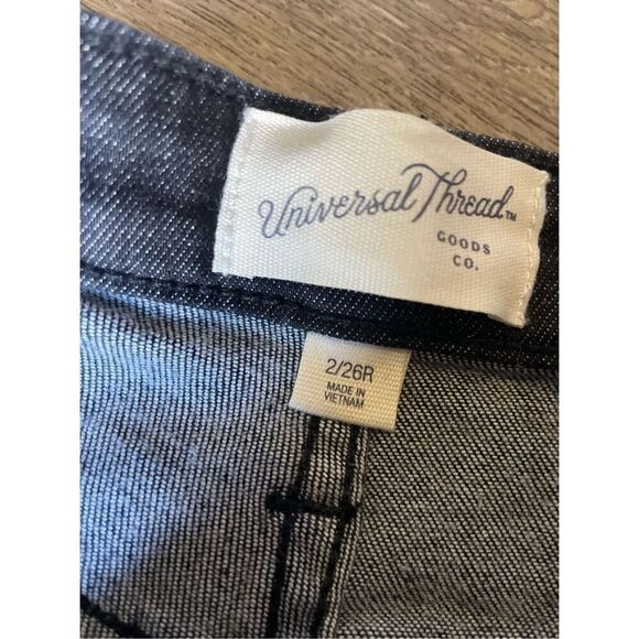Universal Thread Sulphur Black Jeans High Rise Skinny 2/ 26 R New - Picture 2 of 10